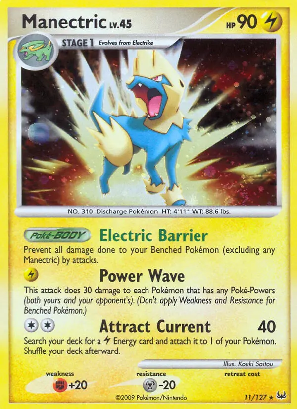 Manectric, Pokémon card