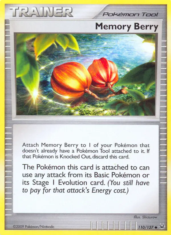 Memory Berry, Pokémon card