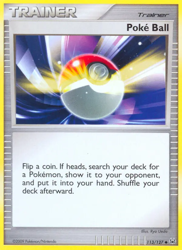 Poké Ball, Pokémon card