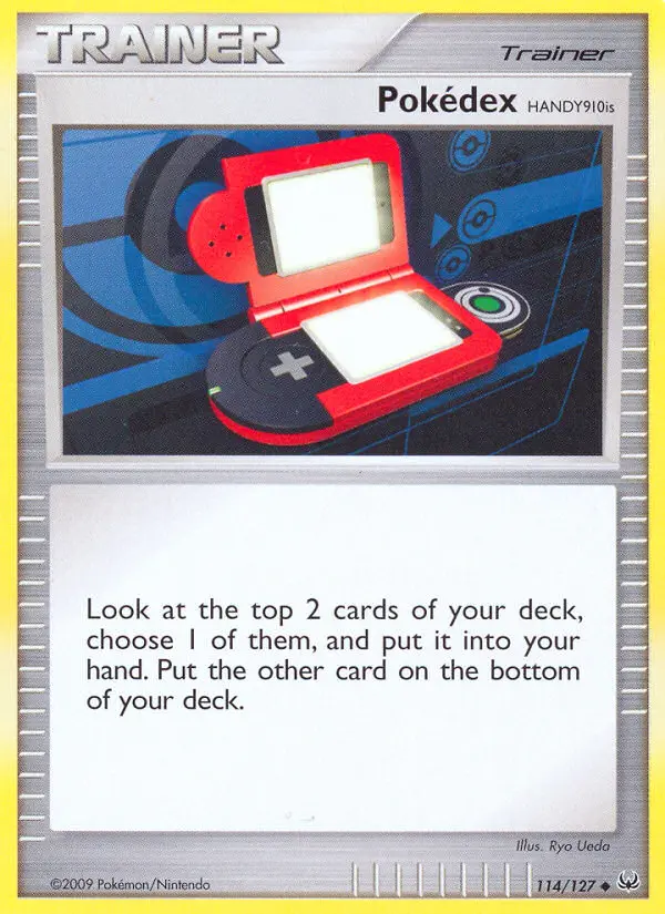 Pokédex HANDY910is, Pokémon card
