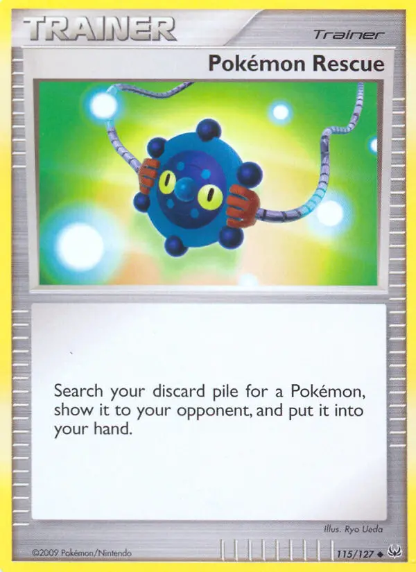 Pokémon Rescue, Pokémon card