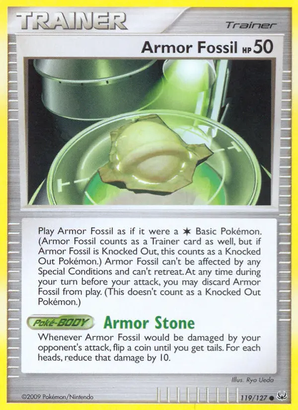 Armor Fossil, Pokémon card