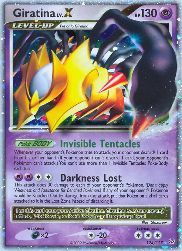 Giratina, Pokémon card