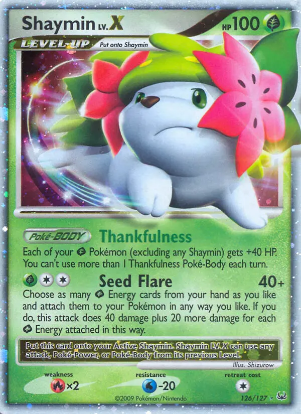 Shaymin, Pokémon card