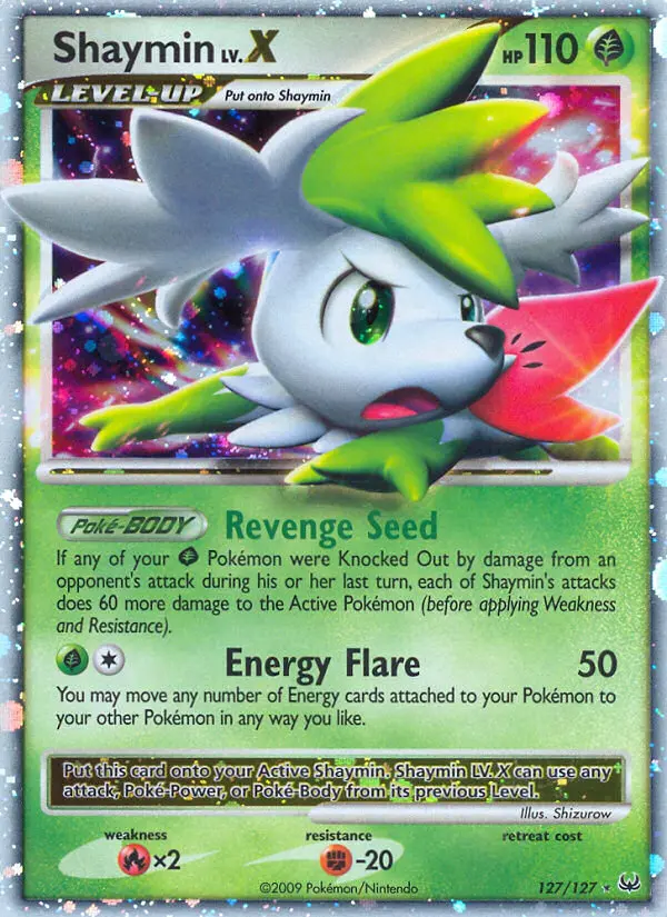 Shaymin, Pokémon card