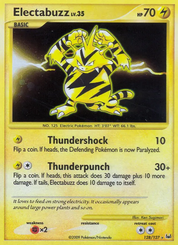 Electabuzz, Pokémon card
