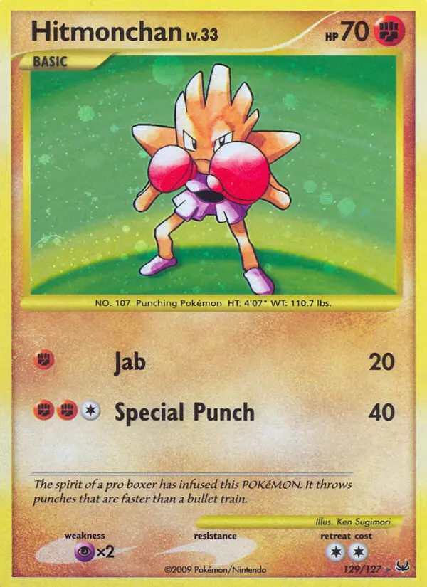 Hitmonchan, Pokémon card