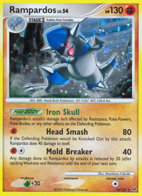 Rampardos, Pokémon card