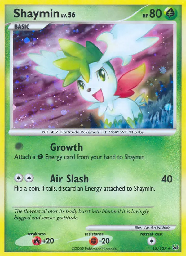Shaymin, Pokémon card