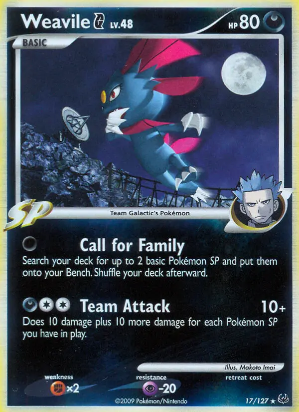 Weavile G, Pokémon card