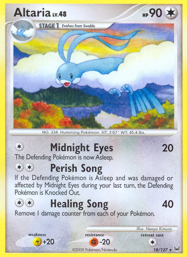 Altaria, Pokémon card