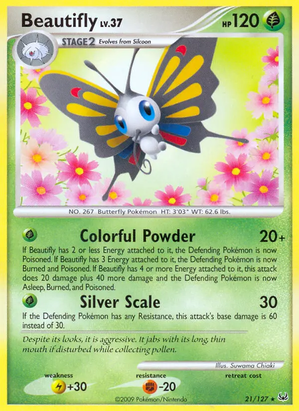Beautifly, Pokémon card