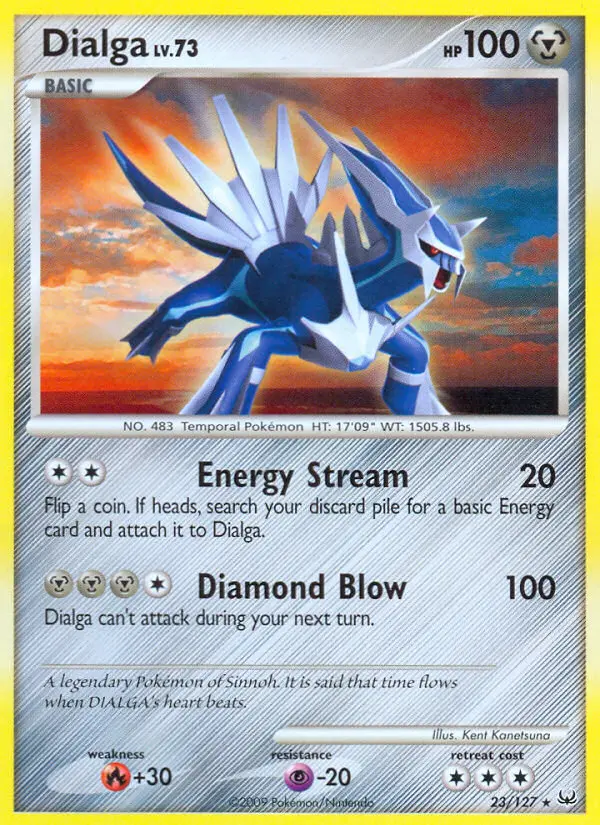 Dialga, Pokémon card