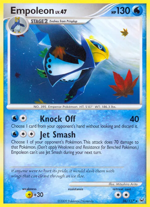 Empoleon, Pokémon card