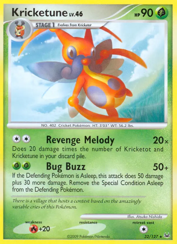 Kricketune, Pokémon card