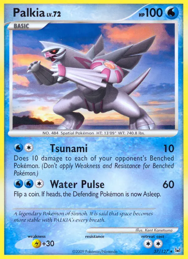 Palkia, Pokémon card