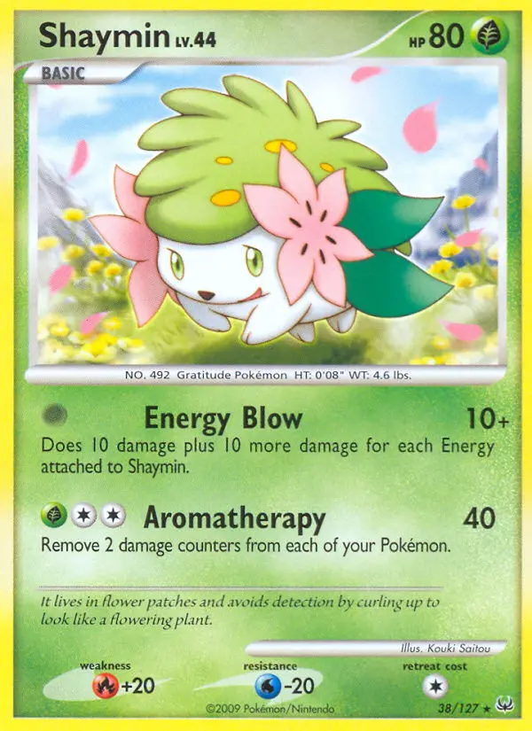 Shaymin, Pokémon card