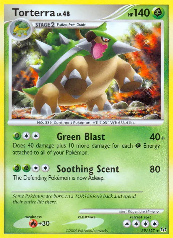 Torterra, Pokémon card