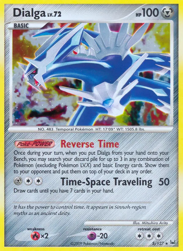 Dialga, Pokémon card