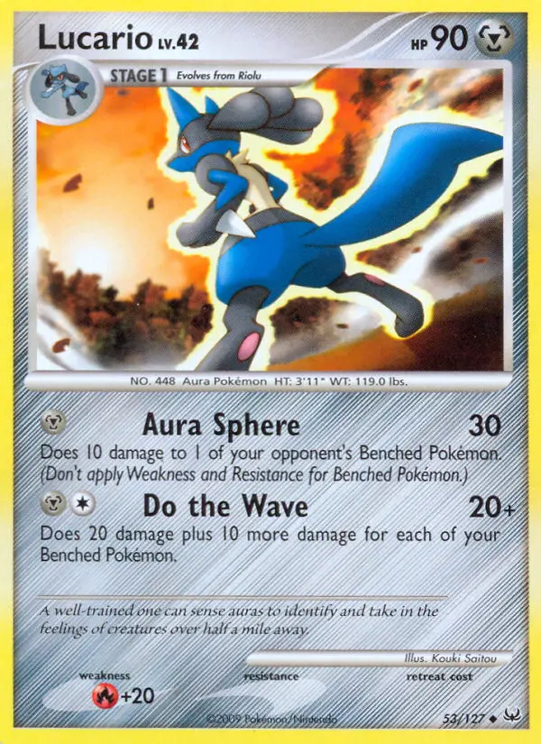Lucario, Pokémon card
