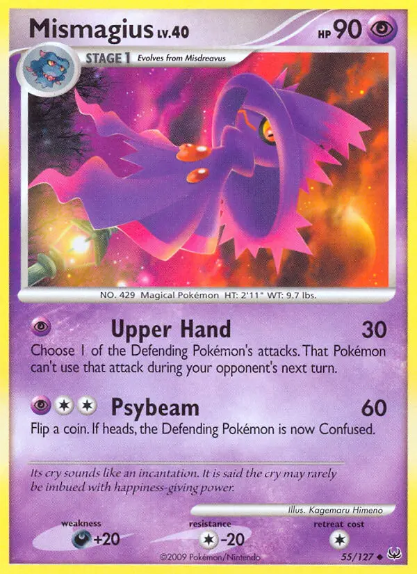 Mismagius, Pokémon card