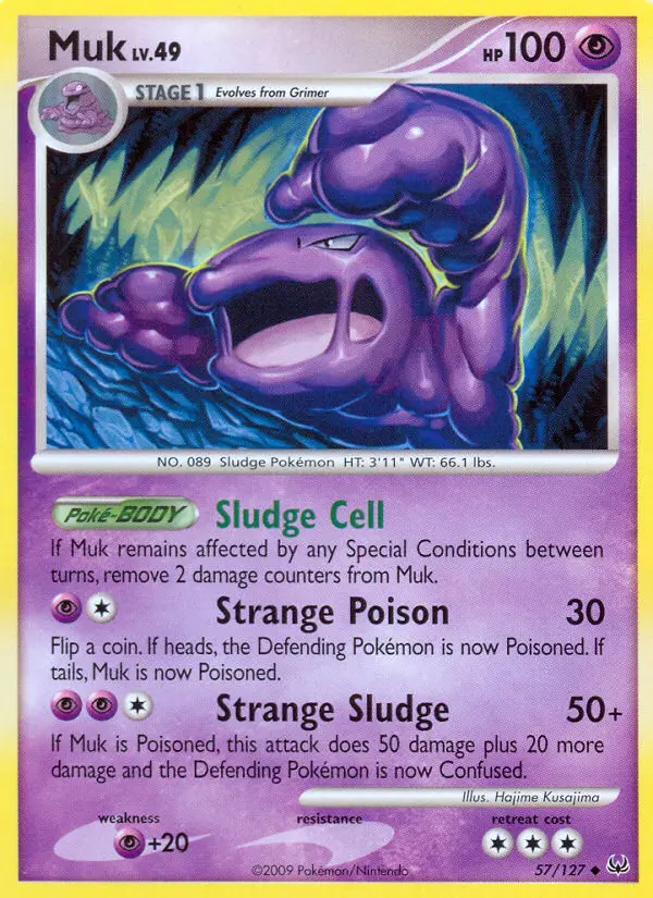 Muk, Pokémon card
