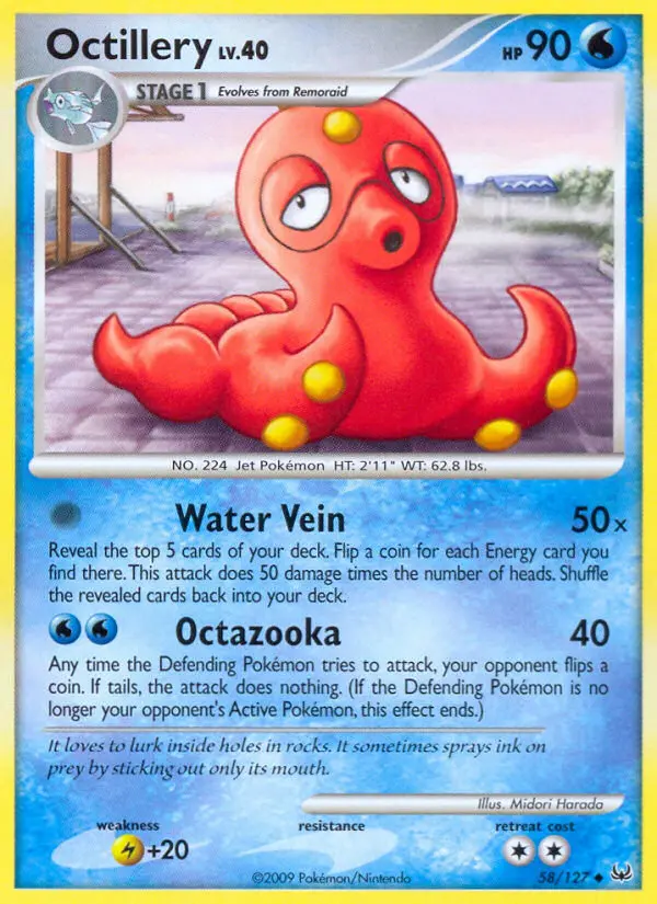 Octillery, Pokémon card