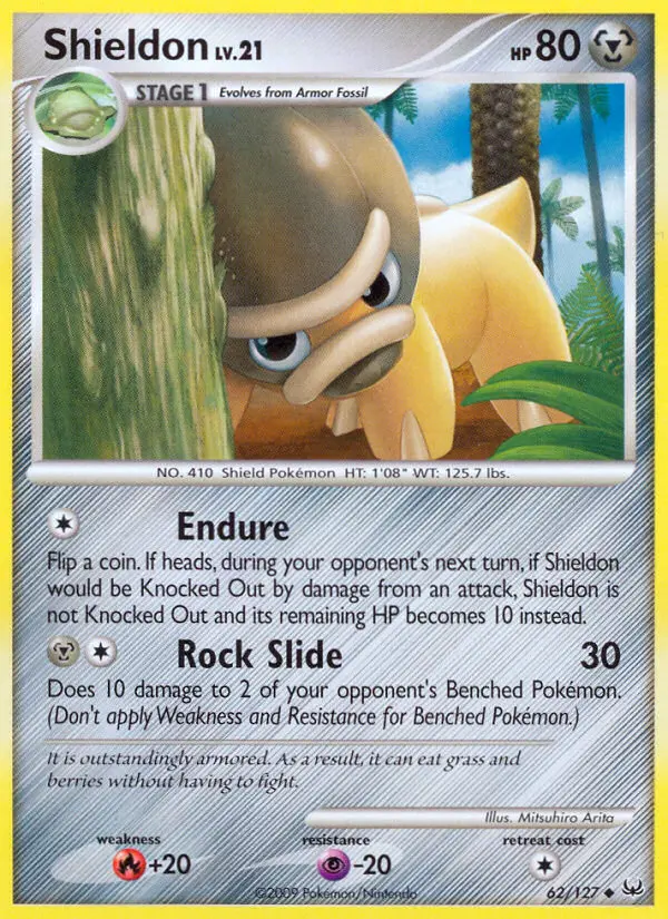 Shieldon, Pokémon card