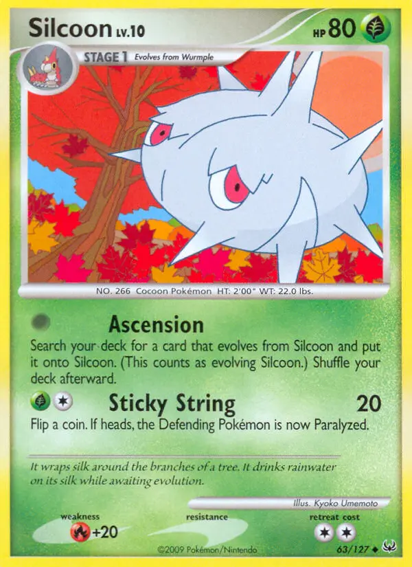 Silcoon, Pokémon card