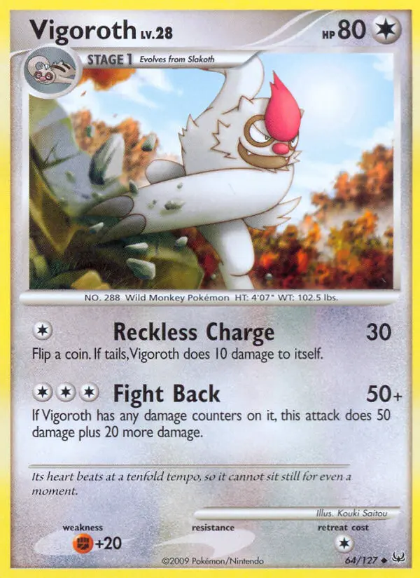 Vigoroth, Pokémon card