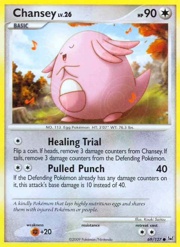 Chansey, Pokémon card