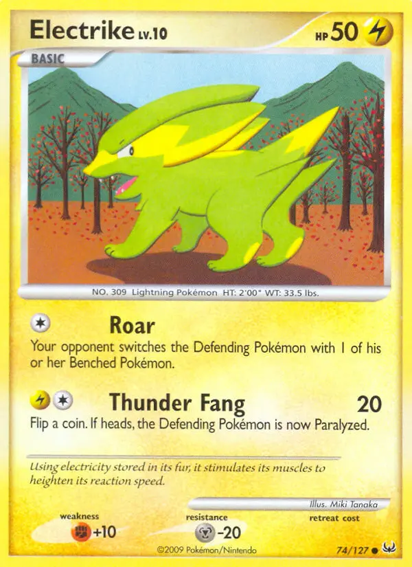 Electrike, Pokémon card