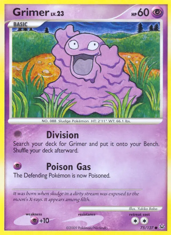 Grimer, Pokémon card