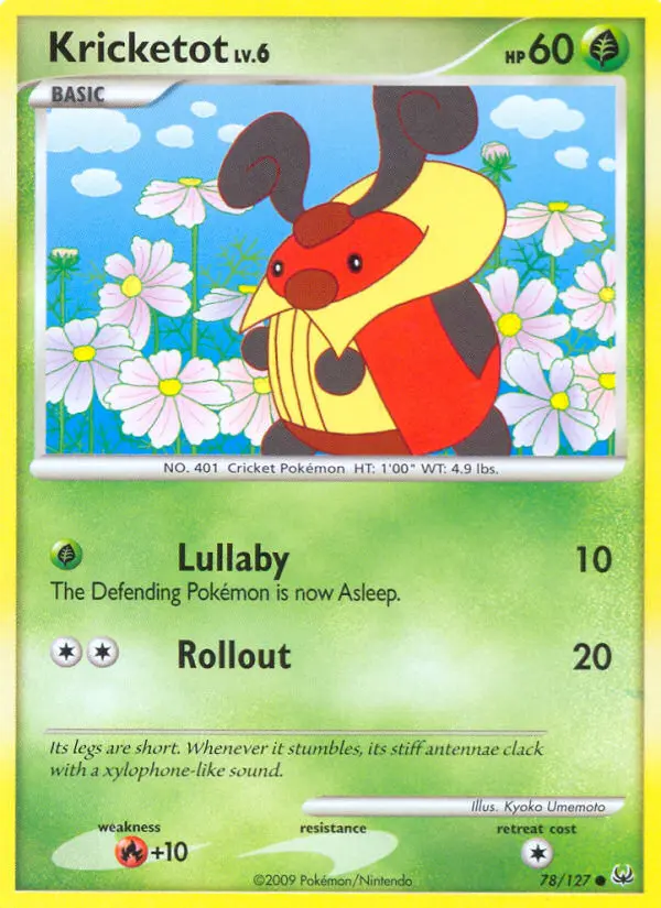 Kricketot, Pokémon card