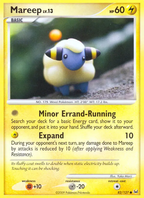 Mareep, Pokémon card