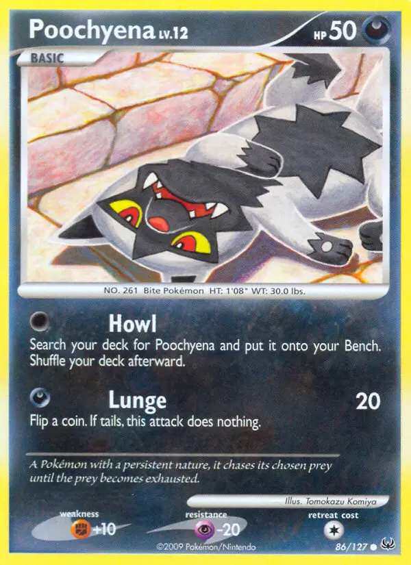 Poochyena, Pokémon card