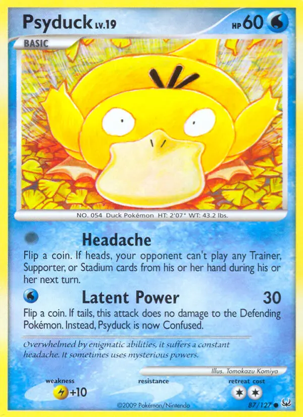 Psyduck, Pokémon card