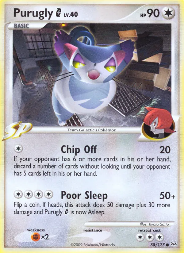 Purugly G, Pokémon card