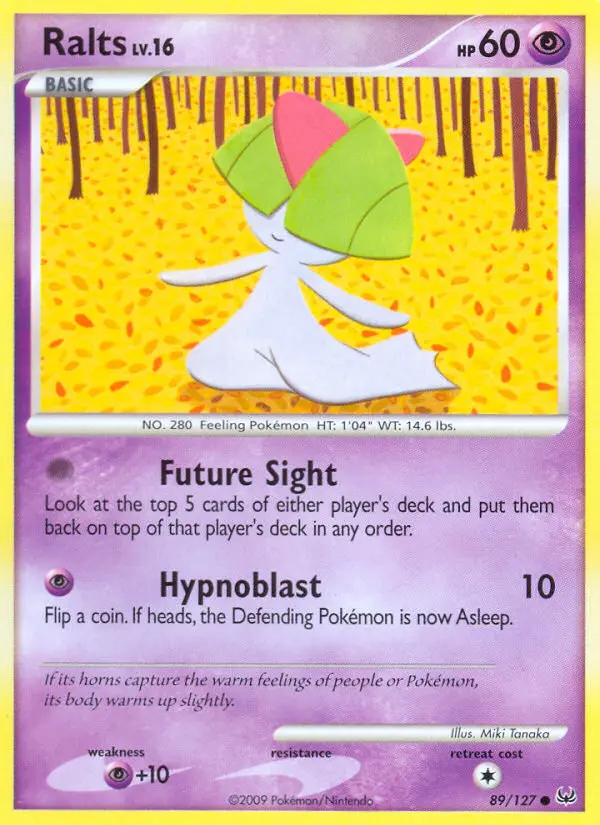 Ralts, Pokémon card