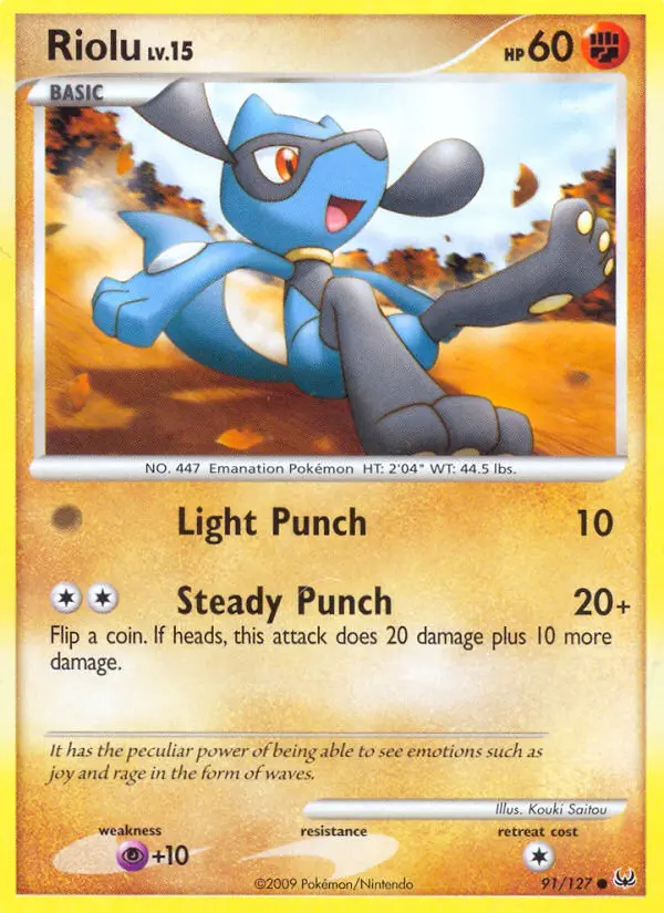 Riolu, Pokémon card
