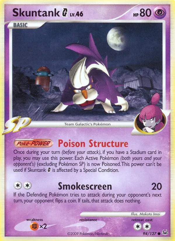 Skuntank G, Pokémon card