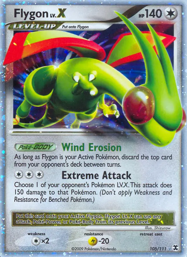 Flygon, Pokémon card