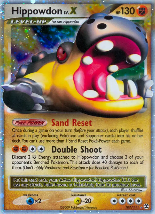 Hippowdon, Pokémon card