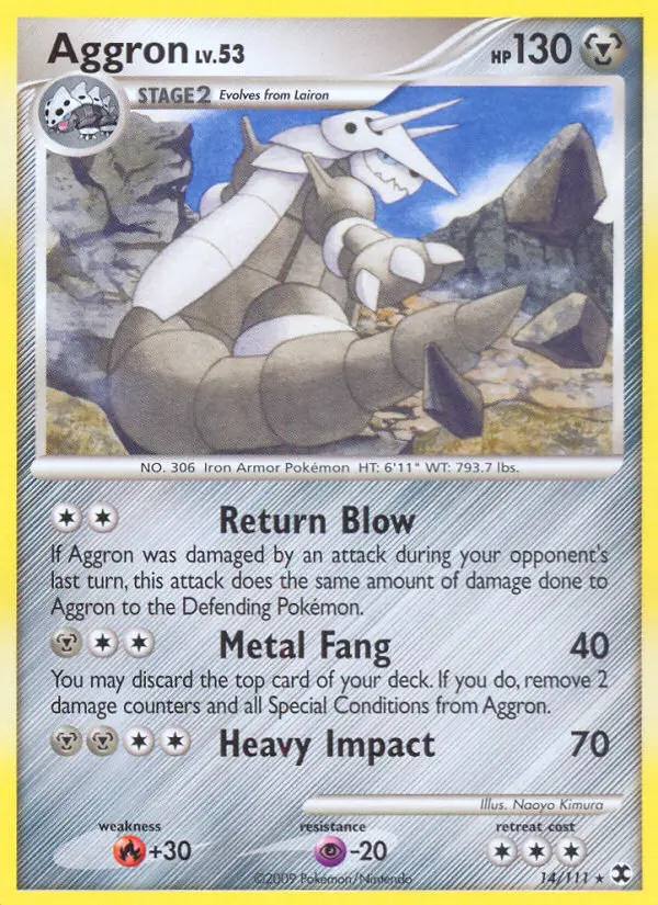 Aggron, Pokémon card