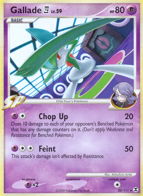 Gallade 4, Pokémon card