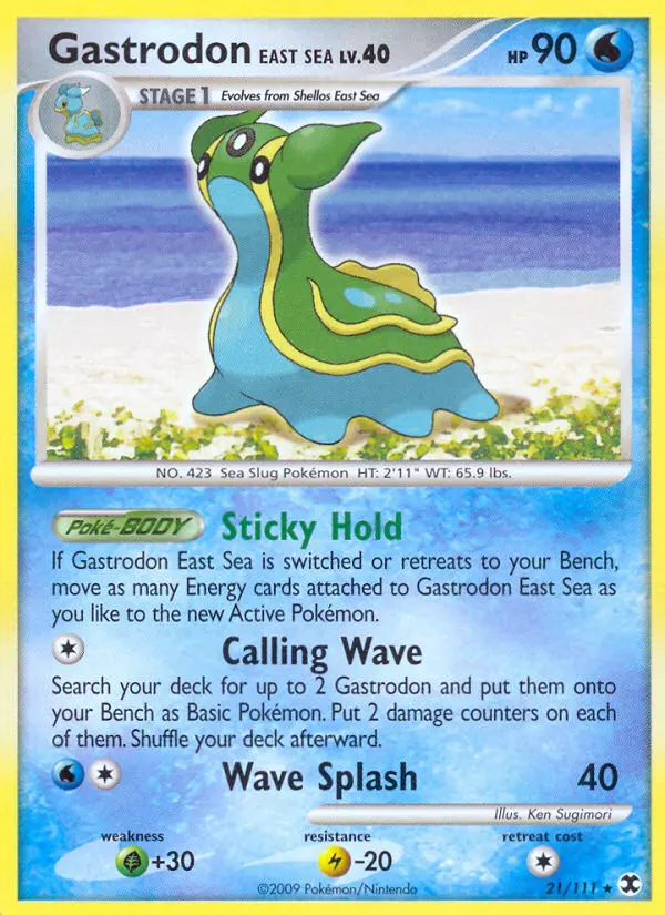 Gastrodon East Sea, Pokémon card