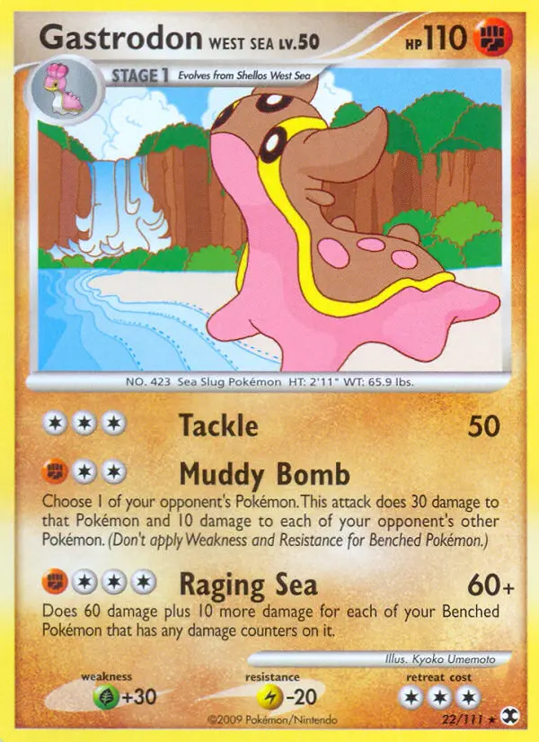 Gastrodon West Sea, Pokémon card