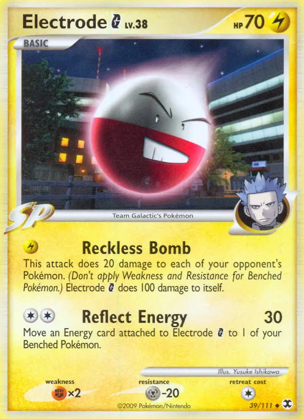 Electrode G, Pokémon card