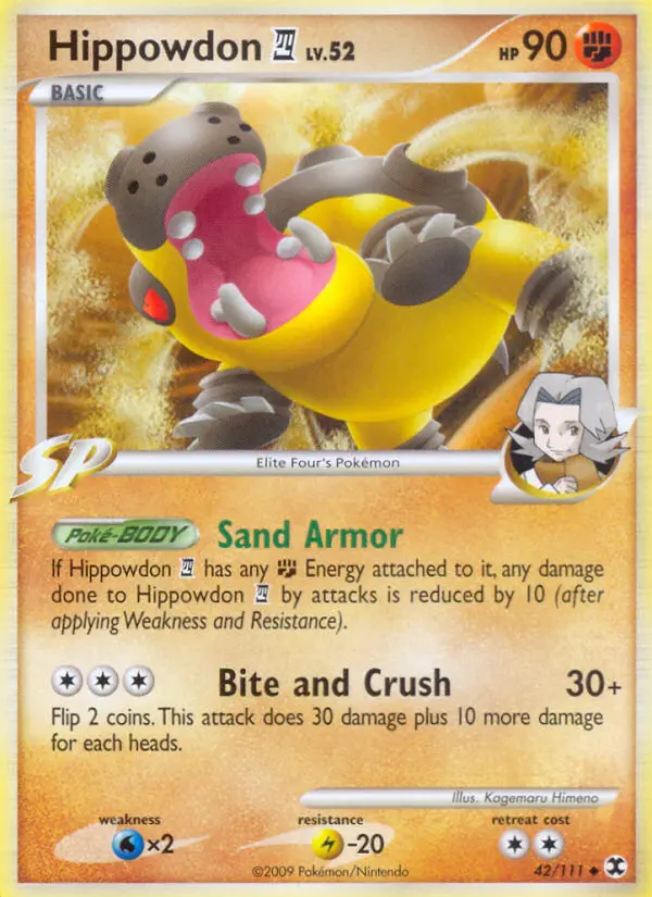 Hippowdon 4, Pokémon card
