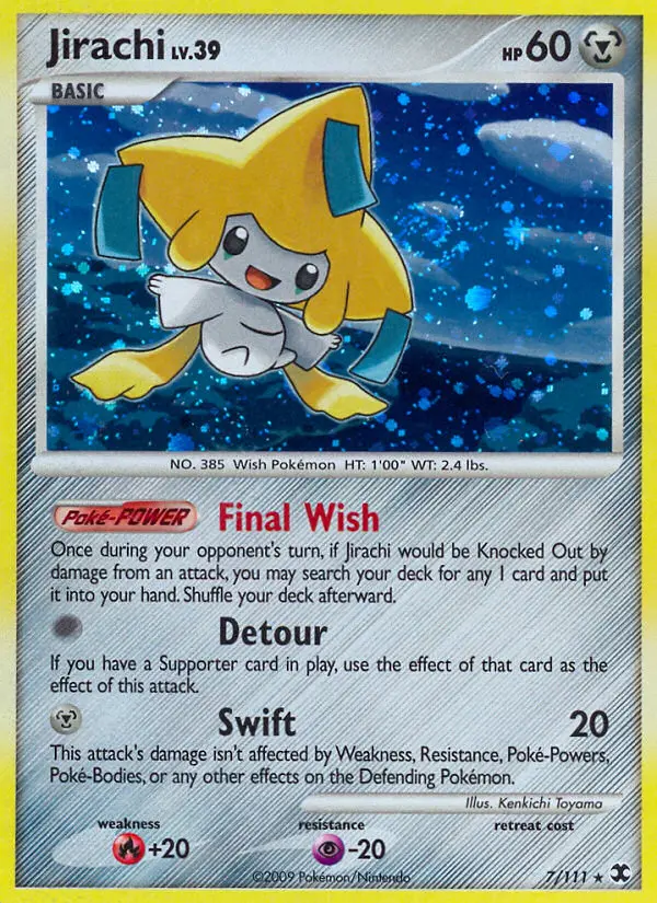 Jirachi, Pokémon card